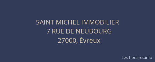 SAINT MICHEL IMMOBILIER