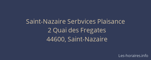 Saint-Nazaire Serbvices Plaisance