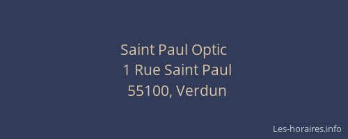 Saint Paul Optic