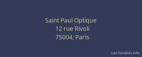Saint Paul Optique