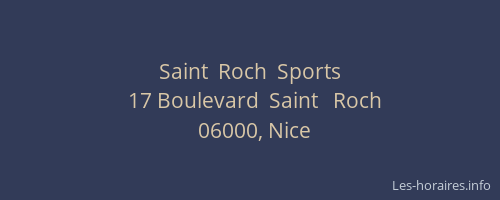 Saint  Roch  Sports
