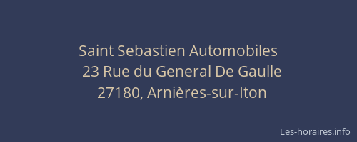 Saint Sebastien Automobiles