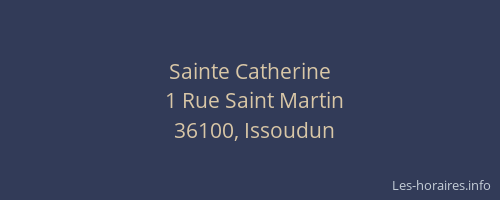 Sainte Catherine