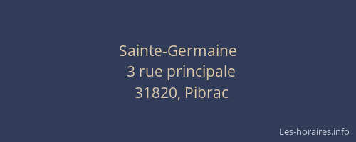 Sainte-Germaine
