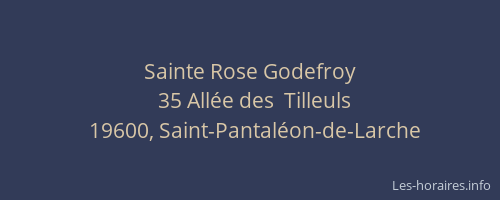 Sainte Rose Godefroy