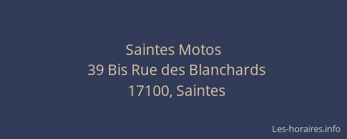 Saintes Motos