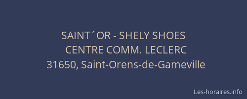 SAINT´OR - SHELY SHOES