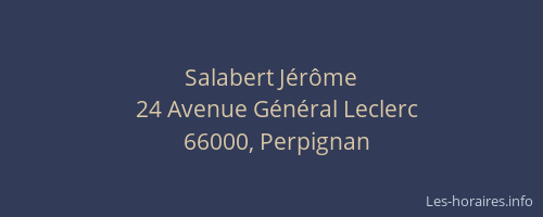 Salabert Jérôme