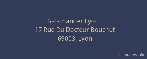 Salamander Lyon