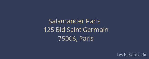 Salamander Paris