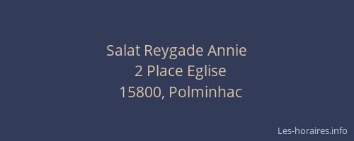 Salat Reygade Annie