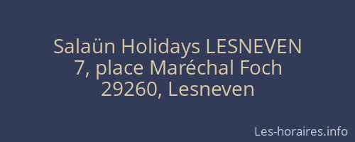 Salaün Holidays LESNEVEN