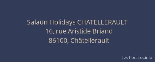 Salaün Holidays CHATELLERAULT