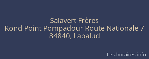 Salavert Frères