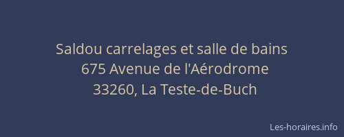 Saldou carrelages et salle de bains