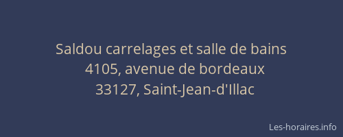 Saldou carrelages et salle de bains