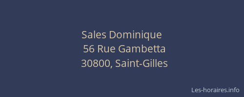 Sales Dominique