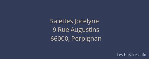 Salettes Jocelyne