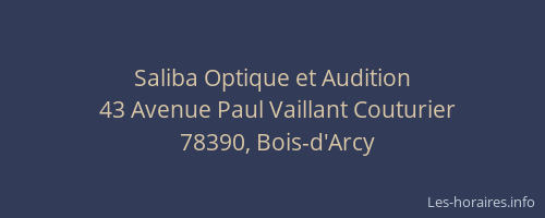 Saliba Optique et Audition