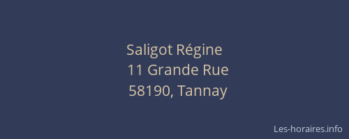 Saligot R&eacute;gine