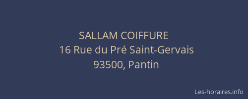 SALLAM COIFFURE