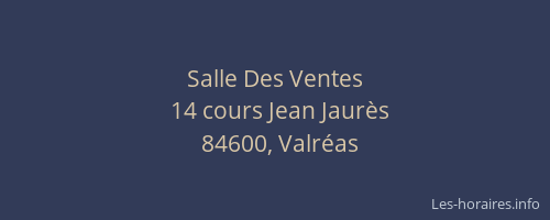 Salle Des Ventes