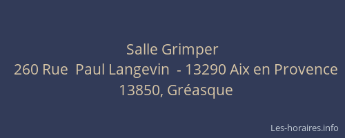 Salle Grimper