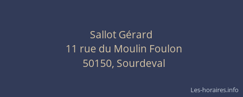 Sallot G&eacute;rard