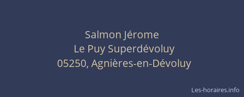 Salmon Jérome