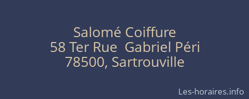 Salomé Coiffure