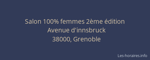 Salon 100% femmes 2ème édition