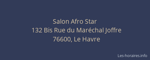 Salon Afro Star