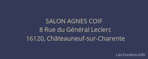 SALON AGNES COIF