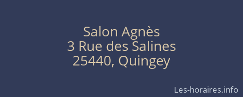 Salon Agnès