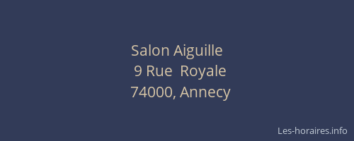 Salon Aiguille