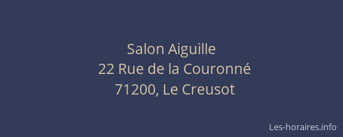 Salon Aiguille