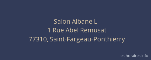Salon Albane L