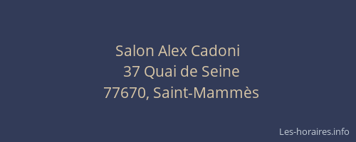 Salon Alex Cadoni