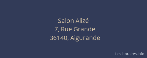 Salon Aliz&eacute;