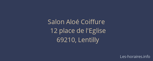 Salon Aloé Coiffure