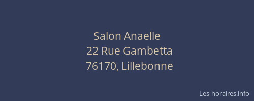 Salon Anaelle