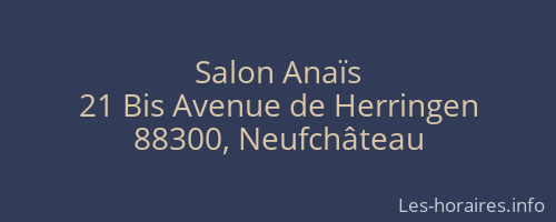 Salon Anaïs