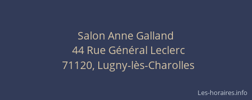 Salon Anne Galland