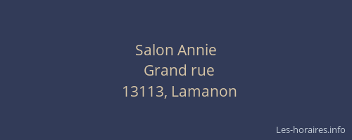 Salon Annie