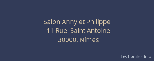 Salon Anny et Philippe