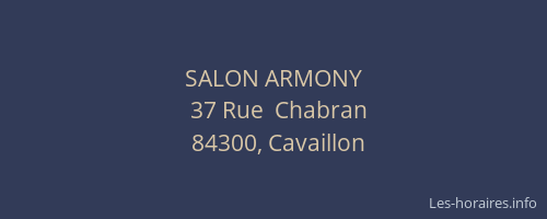 SALON ARMONY