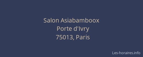 Salon Asiabamboox