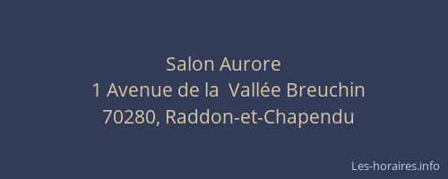 Salon Aurore