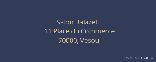 Salon Balazet.