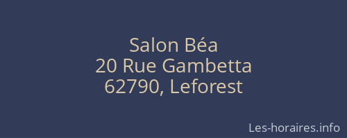 Salon Béa